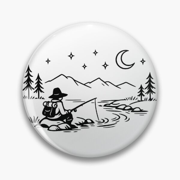 Item preview, Mountain Horizon Adventure Minimalist Landscape Art designed and sold by myforestfog.
