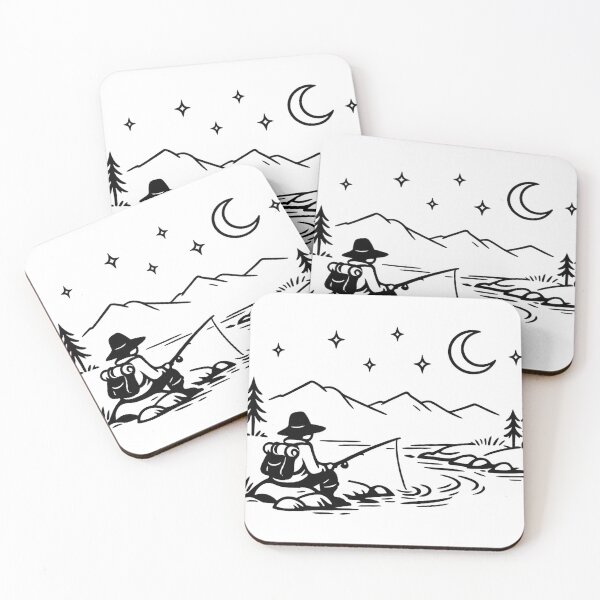 Item preview, Mountain Horizon Adventure Minimalist Landscape Art designed and sold by myforestfog.