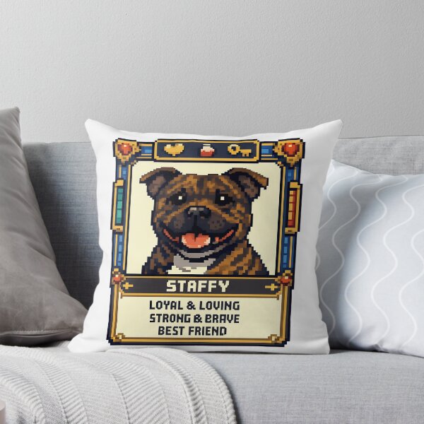 Item preview, Staffy Trading Card designed and sold by BestFriendTees.
