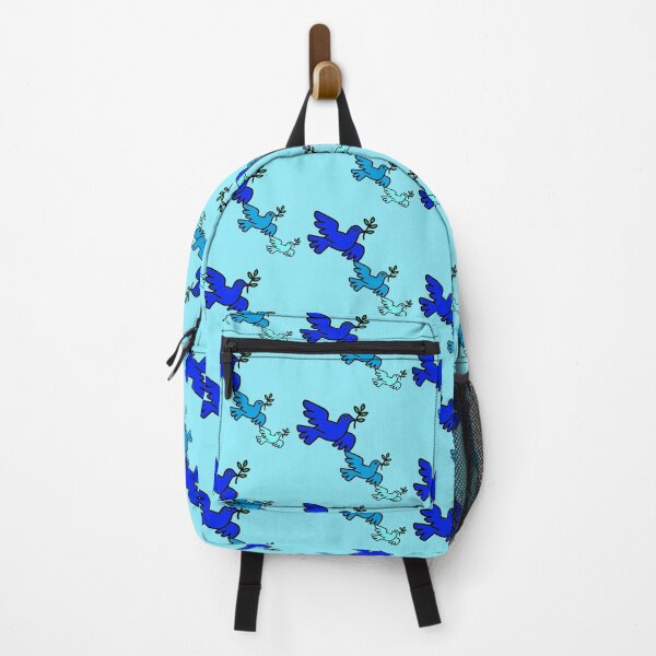 Item preview, Peace Doves Blue  designed and sold by LowEndGraphics.
