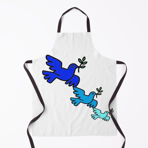 Item preview, Peace Doves Blue  designed and sold by LowEndGraphics.