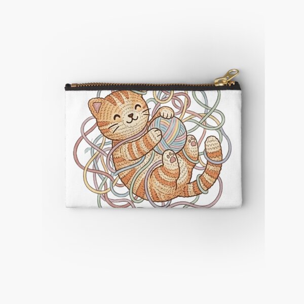 Item preview, Crochet Cat Playing with Yarn designed and sold by Dudek Originals.