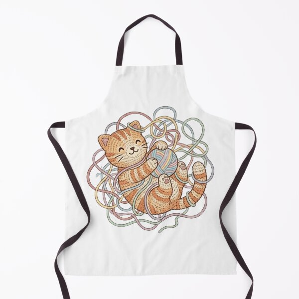 Item preview, Crochet Cat Playing with Yarn designed and sold by Dudek Originals.