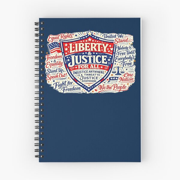 Item preview, ✴️ SHIELD OF DEMOCRACY COLLECTION ✴️ - LIBERITY AND JUSTICE FOR ALL - v3 designed and sold by WheelieGdArt.