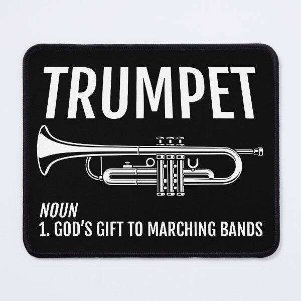 Item preview, Trumpet Noun God's Gift to Marching Bands Musician Humor designed and sold by Quirkonaut.