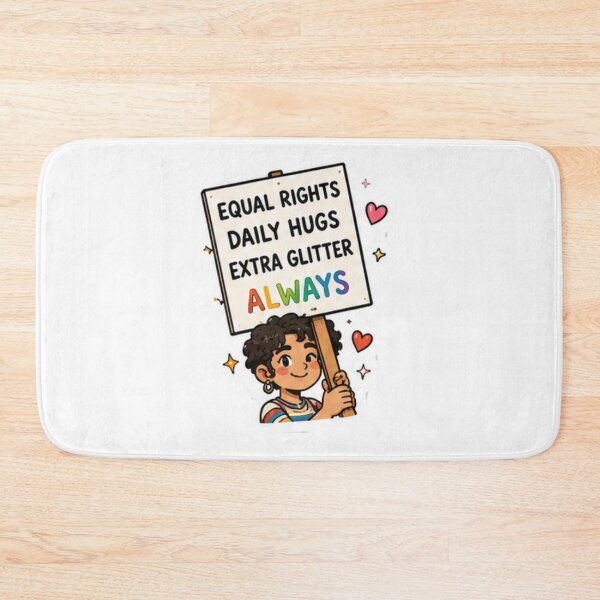Item preview, Equal Rights Daily Hugs Extra Glitter Always Pride designed and sold by Pixanova.