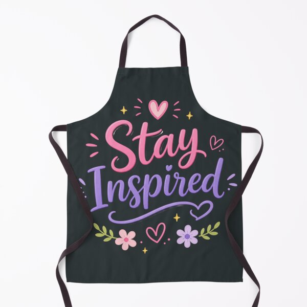 Item preview, Stay Inspired Cute Pastel Motivational Typography Design designed and sold by Sanika arts .
