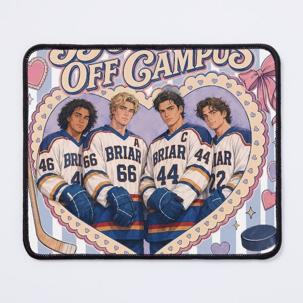 Item preview, The Boys of Off Campus Briar Hockey Coquette Heart T-Shirt designed and sold by Kai4121.
