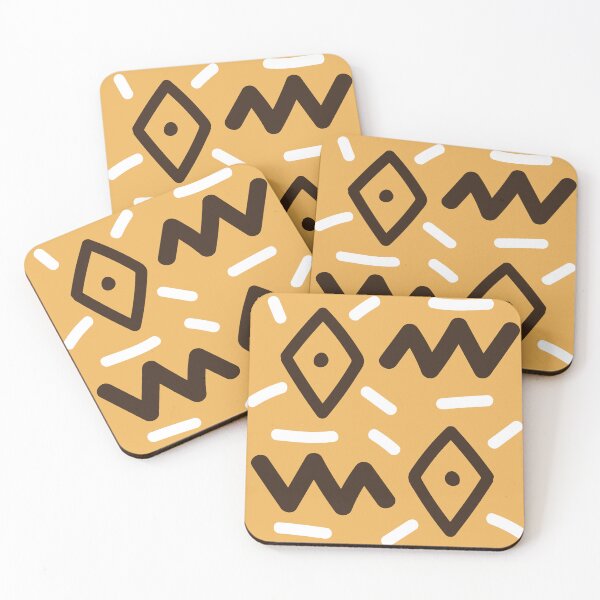Item preview, Traditional African Bogolan Mudcloth Pattern designed and sold by Wolagno.