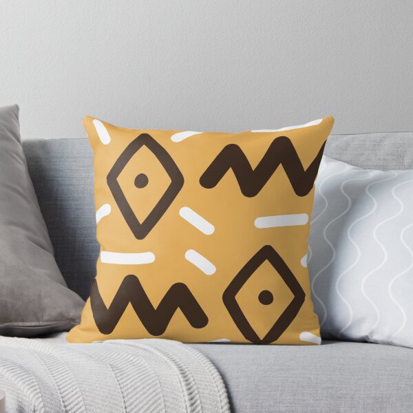 Item preview, Traditional African Bogolan Mudcloth Pattern designed and sold by Wolagno.