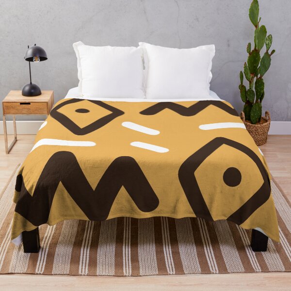 Item preview, Traditional African Bogolan Mudcloth Pattern designed and sold by Wolagno.