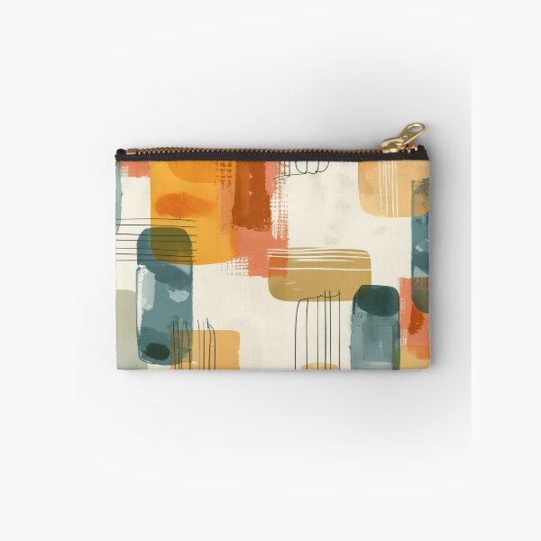 Item preview, Mid-Century Line Art Modern Abstract - Vintage Earth Tone - Retro Modernist Pattern designed and sold by GrinGalore.