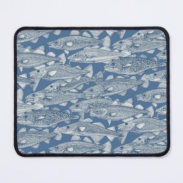 Item preview, Atlantic cod cobalt denim designed and sold by scrummy.