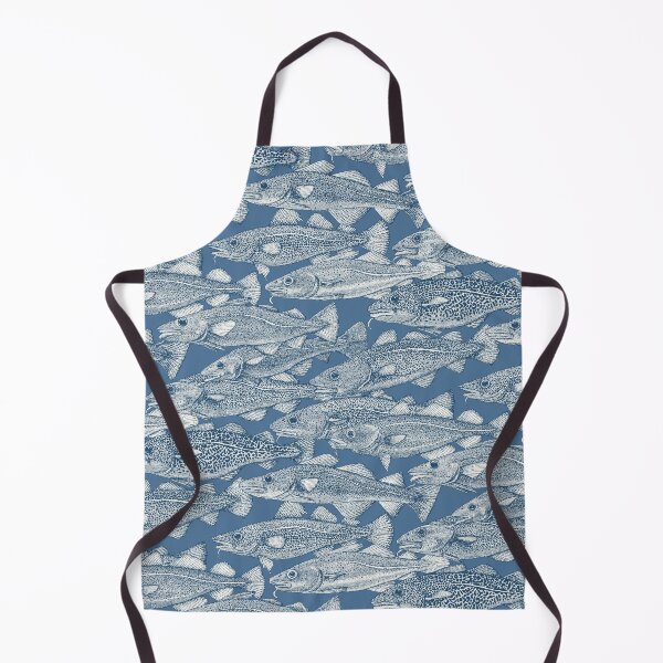 Item preview, Atlantic cod cobalt denim designed and sold by scrummy.