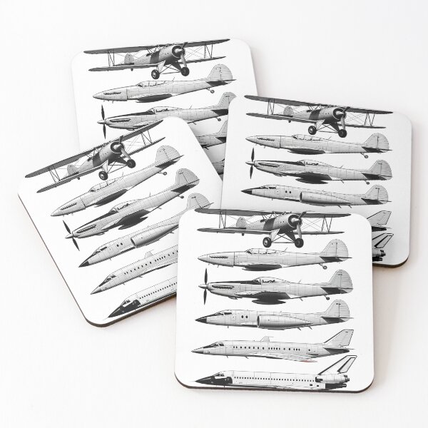 Item preview, Evolution of Aircraft Design – From Biplanes to Space Shuttles designed and sold by Artisan Finds Online.