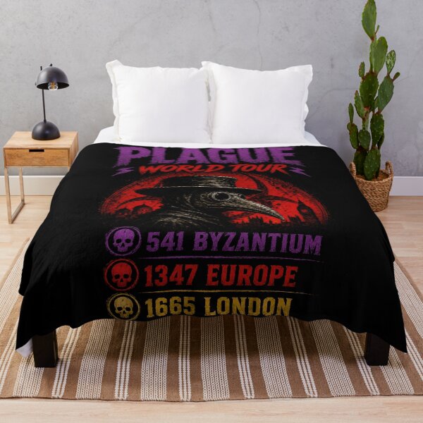 Item preview, Plague World Tour Historical Dark Humor designed and sold by Retr0Tshirts.