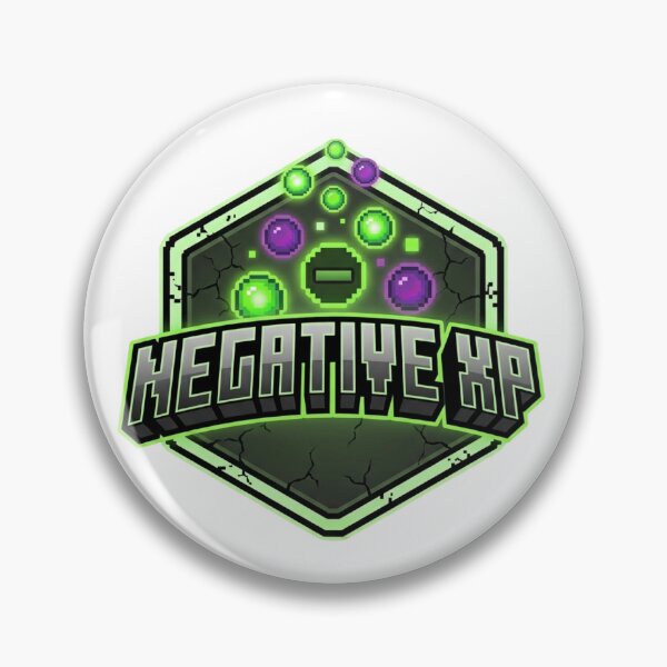 Artikelvorschau, Negative XP Gaming Badge - Pixel entworfen und verkauft von wuubby.