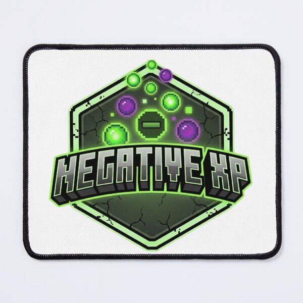 Item preview, Negative XP Gaming Badge - Pixel designed and sold by wuubby.
