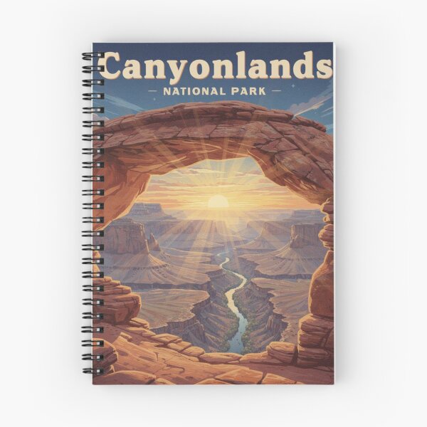 Item preview, Canyonlands National Park Vintage Travel Poster Utah Design designed and sold by The Souvenir Dept..