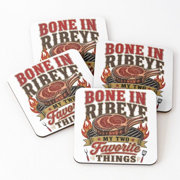 Item preview, Bone In Ribeye My Two Favorite Things Funny Steak Lover BBQ Grilling T-Shirt designed and sold by ShopOnTheTopp.