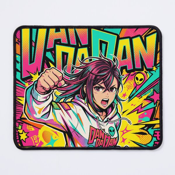 Item preview, Dandadan Momo Ayase Pop Art Anime - Retro Neon Sci-Fi Manga designed and sold by MCHDesignST.