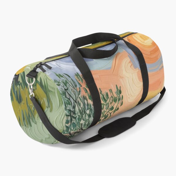 Item preview, Olive Grove at Sunset – Van Gogh Inspired Impressionist Landscape Wall Art designed and sold by Tamas Das.