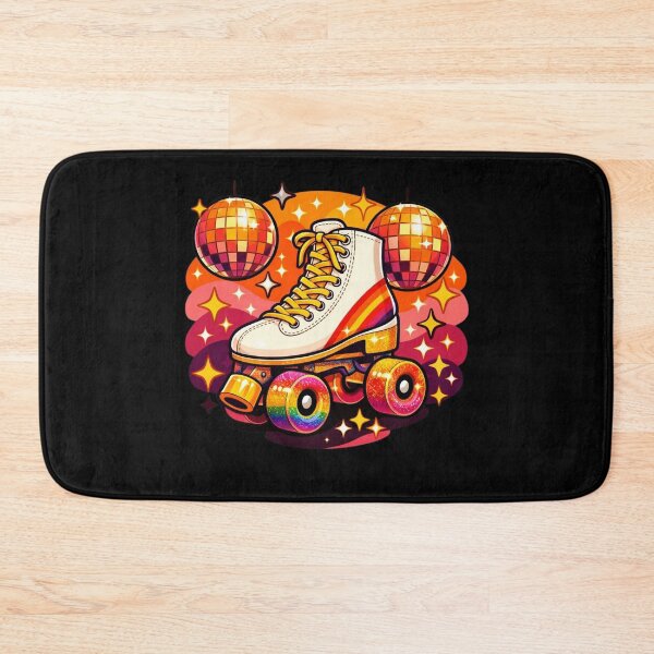 Item preview, Retro Roller Disco – 70s Rainbow Skate Badge designed and sold by Timeless Junction.