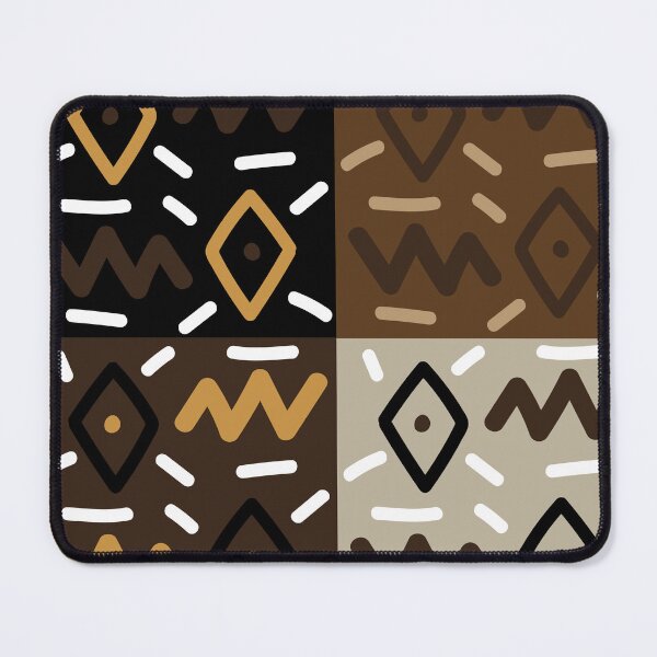 Item preview, Traditional African Bogolan Mudcloth Pattern designed and sold by Wolagno.