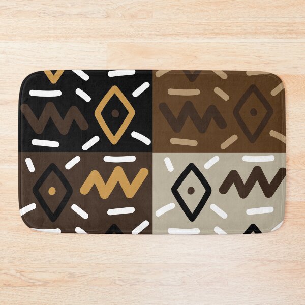 Item preview, Traditional African Bogolan Mudcloth Pattern designed and sold by Wolagno.
