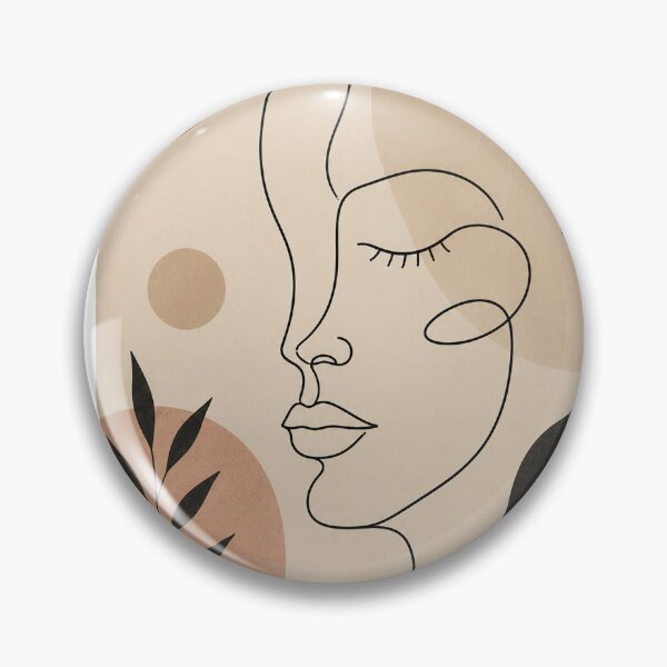 Item preview, Abstract Face Line Art Poster – Minimalist Modern Wall Art Print designed and sold by Artimax-Studio.