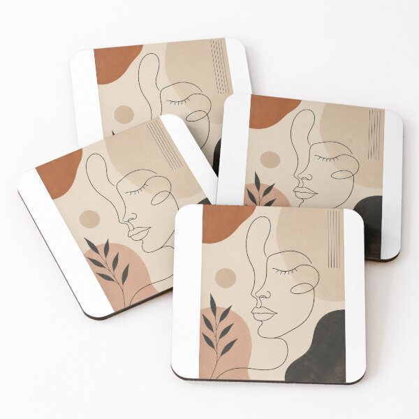 Item preview, Abstract Face Line Art Poster – Minimalist Modern Wall Art Print designed and sold by Artimax-Studio.