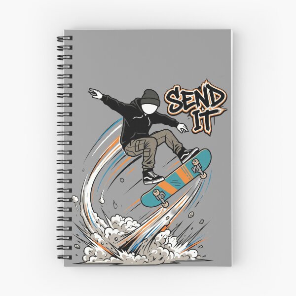 Item preview, Send It Skateboard Stickman Streetwear Graphic designed and sold by Chroma Dreams .