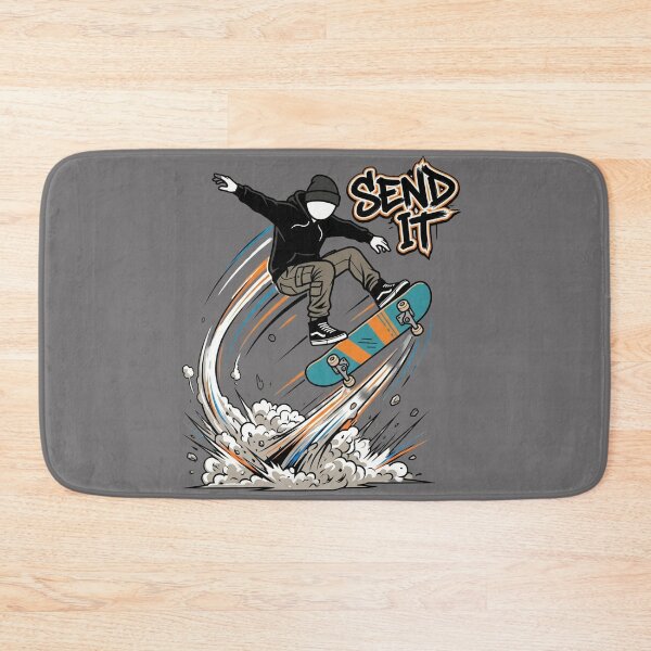 Item preview, Send It Skateboard Stickman Streetwear Graphic designed and sold by Chroma Dreams .
