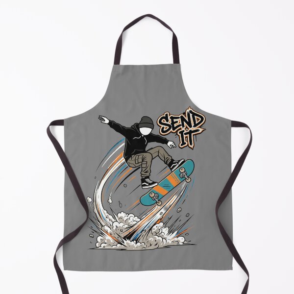 Item preview, Send It Skateboard Stickman Streetwear Graphic designed and sold by Chroma Dreams .