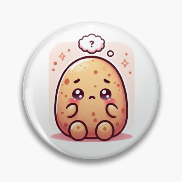 Item preview, Overthinking Potato | Cute Introvert Aesthetic T-Shirt designed and sold by vigzhifushions.