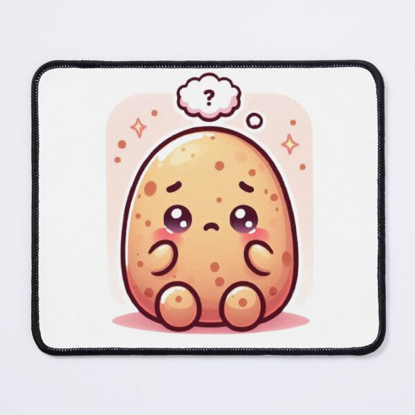Item preview, Overthinking Potato | Cute Introvert Aesthetic T-Shirt designed and sold by vigzhifushions.