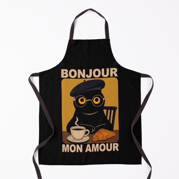 Artikelvorschau, Bonjour Mon Amour Cat entworfen und verkauft von PurrfectHome.