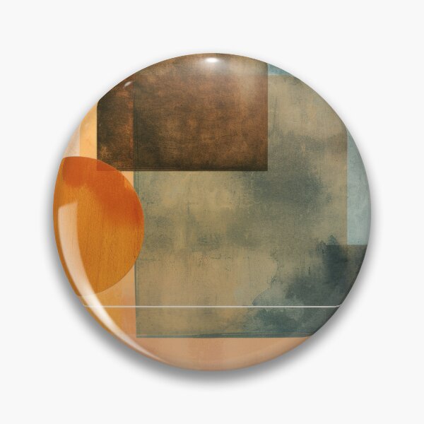 Item preview, Mid-Century Geometric Shapes Modern Abstract - Vintage Earth Tone - Retro Modernist Art designed and sold by GrinGalore.