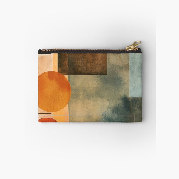Item preview, Mid-Century Geometric Shapes Modern Abstract - Vintage Earth Tone - Retro Modernist Art designed and sold by GrinGalore.