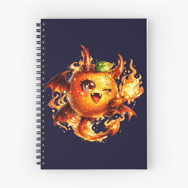 Item preview, Neon Orange Monster Creepy Cute Art designed and sold by ChaEmm_Studio.