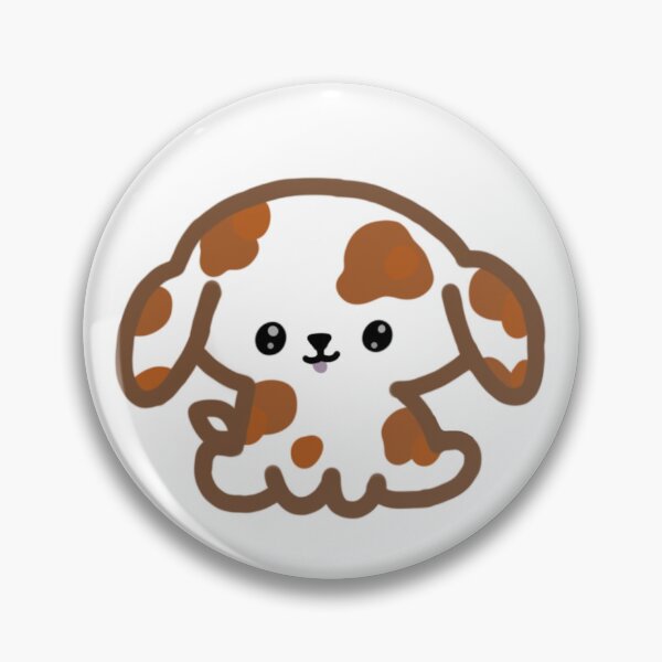 Item preview, Cute Spotted White and Tan Cartoon Puppy designed and sold by AestheteArchive.
