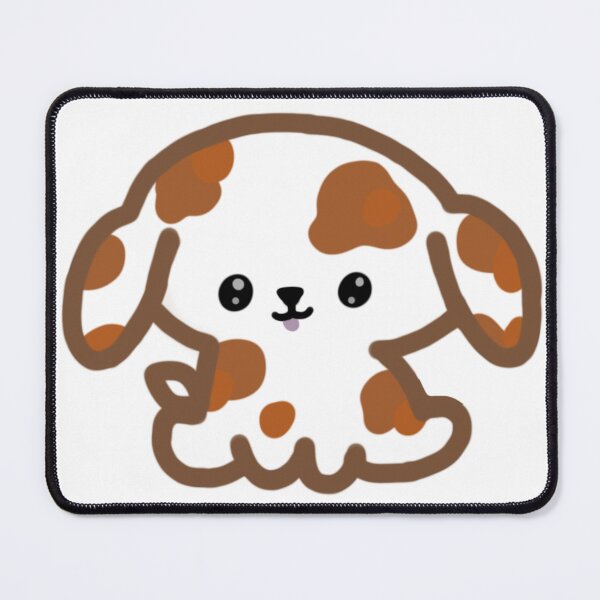 Item preview, Cute Spotted White and Tan Cartoon Puppy designed and sold by AestheteArchive.