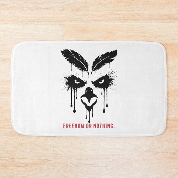 Item preview, Bleed Wild Eagle Ink Drip Dark Wildlife Art designed and sold by cabana.space.