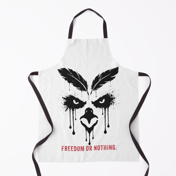 Item preview, Bleed Wild Eagle Ink Drip Dark Wildlife Art designed and sold by cabana.space.