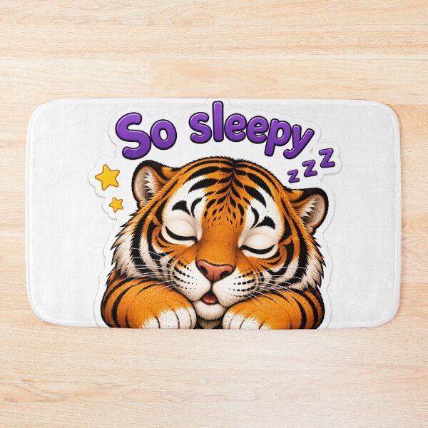 Item preview, Cute Sleepy Tiger Chibi Sticker designed and sold by PremVerse.