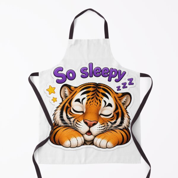 Item preview, Cute Sleepy Tiger Chibi Sticker designed and sold by PremVerse.
