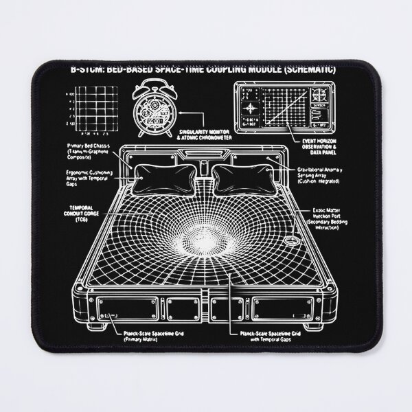 Item preview, Bed Based Space Time Coupling Module Funny Sleep Science designed and sold by Quirkonaut.