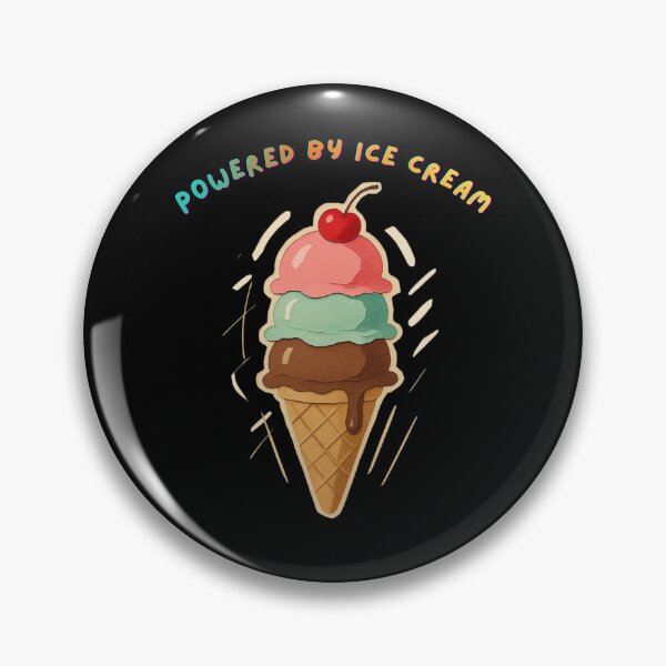 Item preview, Powered By Ice Cream designed and sold by mirciashop.