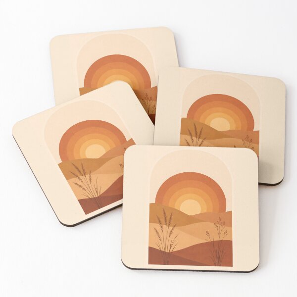 Item preview, Desert Sun Boho Print – Earthy Afro Boho Wall Art designed and sold by Martin's_Design.