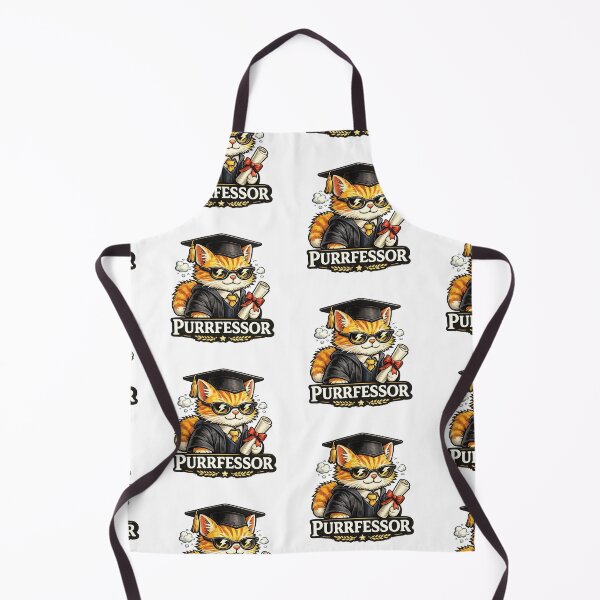 Item preview, Purrfessor Cat Graduation Teacher Funny Academic Cat Design designed and sold by mansourhamid.